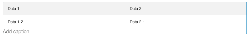 Preview of table